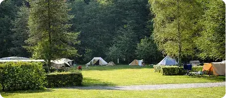 Camping at La Lienne